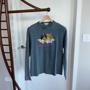 Fiorucci Blue Long Sleeve Top